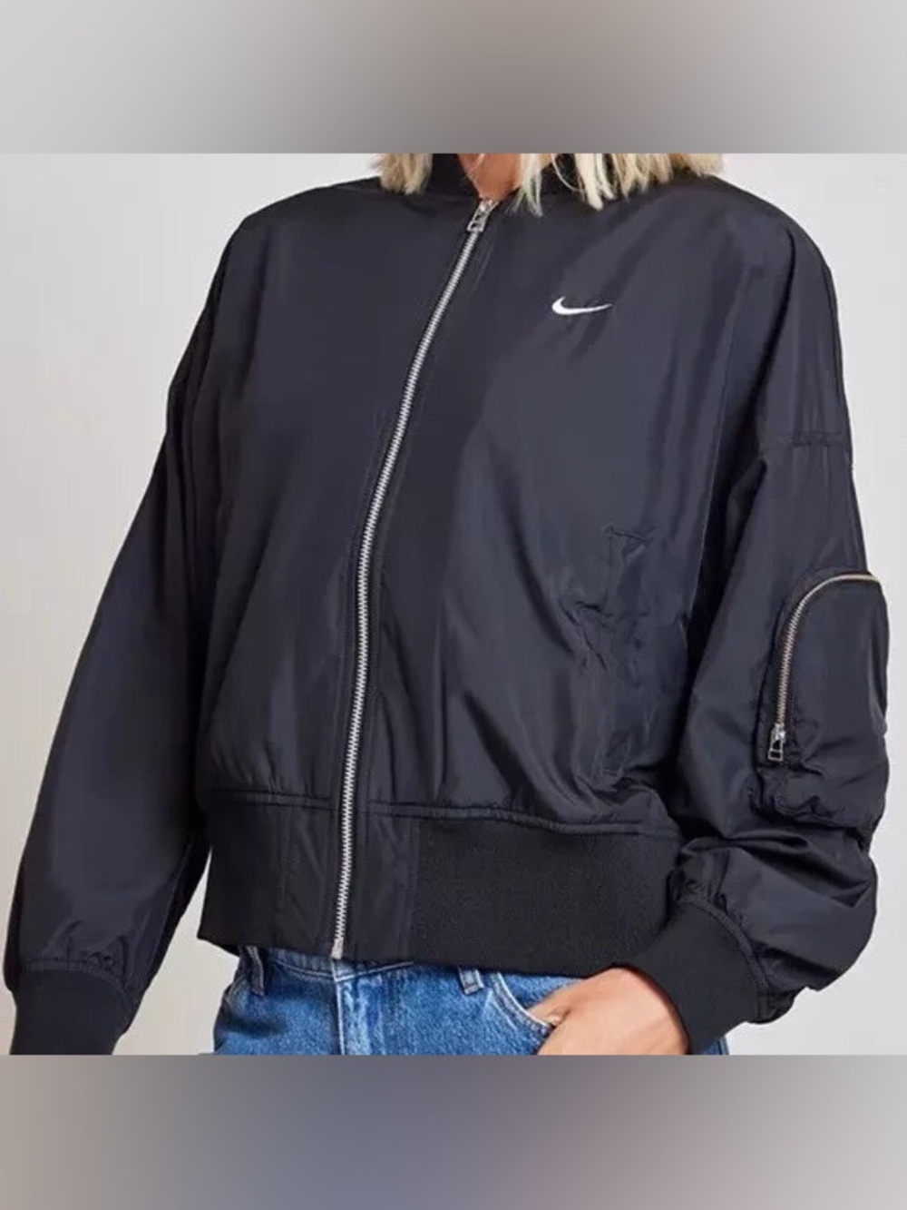 Nike Black Bomber Jacket